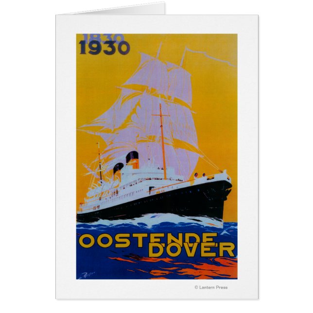 Oostende Dover Vintag PosterEurope (Vorne)