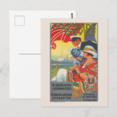 Oostende Dover Vintage Poster 1920 Postkarte (Vorne/Hinten)