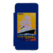 Oostende Dover Vintages PosterEurope Incipio iPhone Geldbeutel-Hülle (Folio Vorderseite)