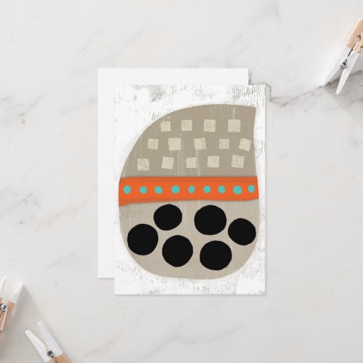 OOTD #1 Grußkarte Karte (Vorderseite/Rückseite Beispiel)