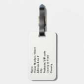 Oove & Unterhalb von Brian Benson Gepäckanhänger (Rückseite vertikal)