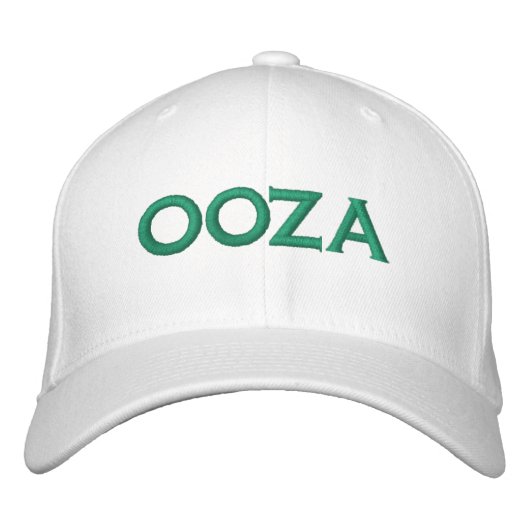 OOZA.COM BESTICKTE BASEBALLKAPPE (Vorderseite)