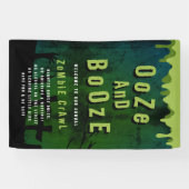 Ooze and Boost Halloween Zombie Crawl Willkommen Banner (Horizontal)