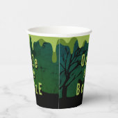 Ooze And Booze Scary Halloween Zombie Crawl Pappbecher (Rechts)