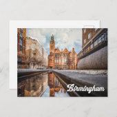 Oozells Square, Birmingham, England Postkarte (Vorne/Hinten)