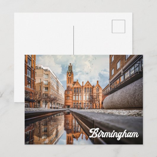 Oozells Square, Birmingham, England Postkarte (Vorne/Hinten)