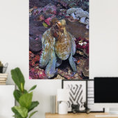 Oozing Octopus Portrait Poster (Heimbüro)
