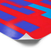 Op Architektur II - Ken Gage Abstract Poster (Ecke)