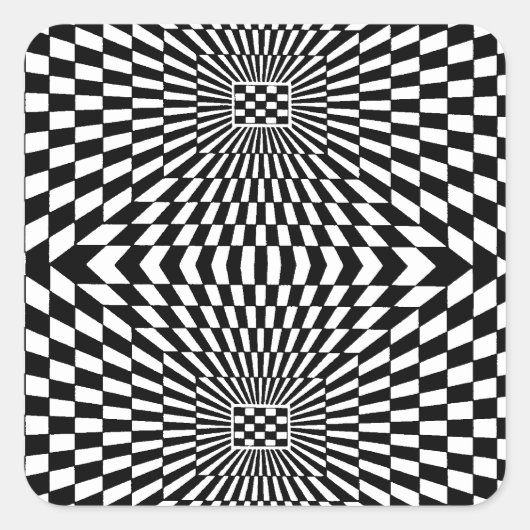 OP - Art #11 bei Emporio Moffa Quadratischer Aufkleber (Vorderseite)