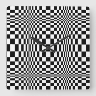 OP - Art #1 in Emporio Moffa Quadratische Wanduhr