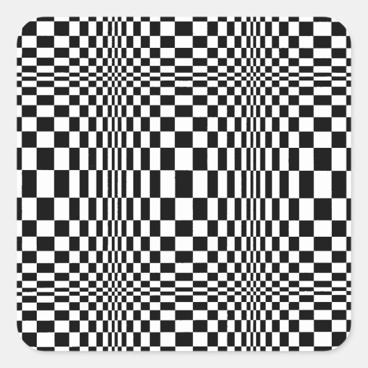 OP - Art #1 in Emporio Moffa Quadratischer Aufkleber (Vorderseite)