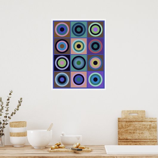 Op Art #21 Poster (Küche)