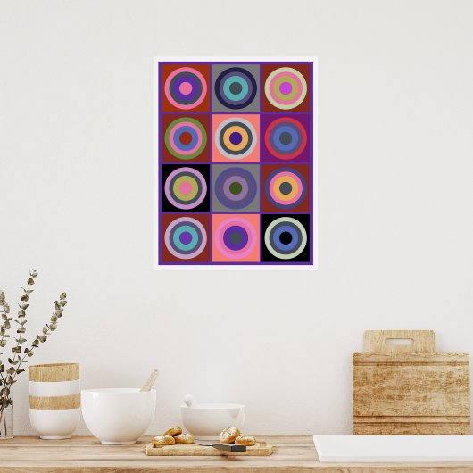 Op Art #22 Poster (Küche)