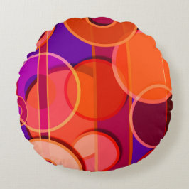 Op Art #23 Rundes Kissen