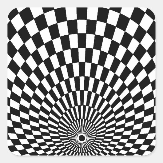 OP - Art #2 in Emporio Moffa Quadratischer Aufkleber (Vorderseite)