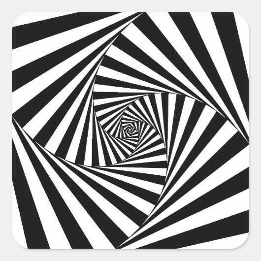 OP: Art #4 in Emporio Moffa Quadratischer Aufkleber (Vorderseite)