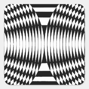 OP - Art #5 in Emporio Moffa Quadratischer Aufkleber
