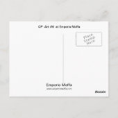 OP - Art #6 in Emporio Moffa Postkarte (Rückseite)