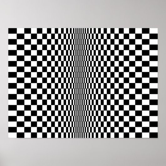 Op Art Algorithmus Poster (Vorne)