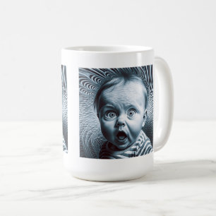 Op Art Baby Classic Tasse, 15 oz Kaffeetasse