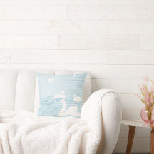 OP Art Blue Swan Drift Tasse