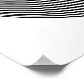 Op art Concentric Circles Poster (Ecke)