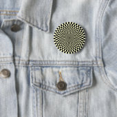 Op Art - Creme und Black Button (Beispiel)