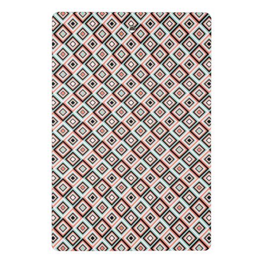 Op Art Diamond Formen Mini Klemmbrett (Rückseite)