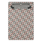 Op Art Diamond Formen Mini Klemmbrett (Vorderseite)