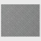 Op-Art Dots Geschenkpapier (Flach)