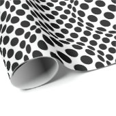 Op-Art Dots Geschenkpapier (Rolleneckpunkt)
