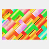 Op Art, Dots und Deko Sampler Geschenkpapier Set (Vorderseite 3)