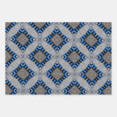 Op Art, Dots und Deko Sampler Geschenkpapier Set (Vorderseite)