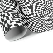 Op-Art Flash Geschenkpapier (Rolleneckpunkt)