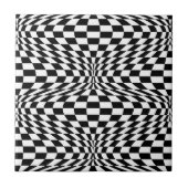 Op Art Karos Fliese (Vorderseite)