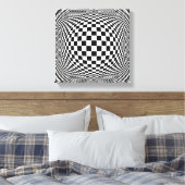 Op Art Leinwanddruck (Insitu (Schlafzimmer))