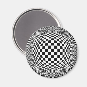 Op Art Magnet