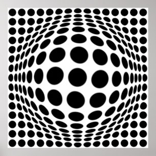 Op Art Poster