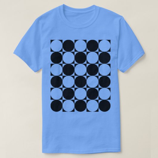 Op-Art-Punkte T-Shirt (Design vorne)