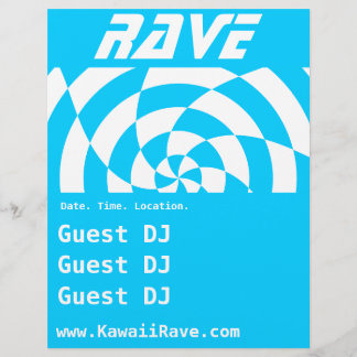 Op Art Rave Custom Flyer
