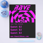 Op Art Rave Custom Flyer (Einzeln)