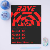Op Art Rave Custom Flyer (Einzeln)