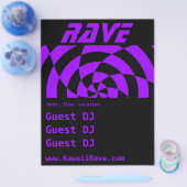 Op Art Rave Custom Flyer (Einzeln)