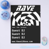 Op Art Rave Custom Flyer (Einzeln)