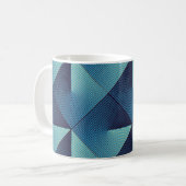 Op Art Rhombusse: Stilvoll Kaffeetasse (Vorderseite Links)