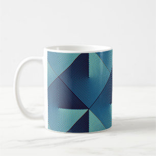 Op Art Rhombusse: Stilvoll Kaffeetasse
