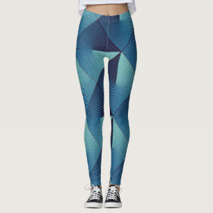 Op Art Rhombusse: Stilvoll Leggings