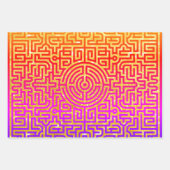 Op Art Sampler Geschenkpapier Set (Vorderseite 3)