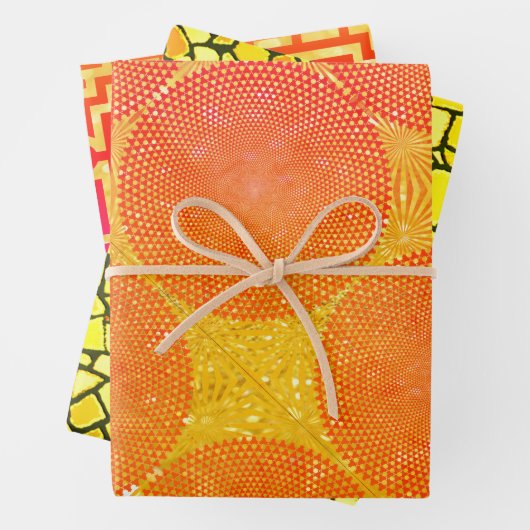 Op Art Sampler Geschenkpapier Set (Beispiel)