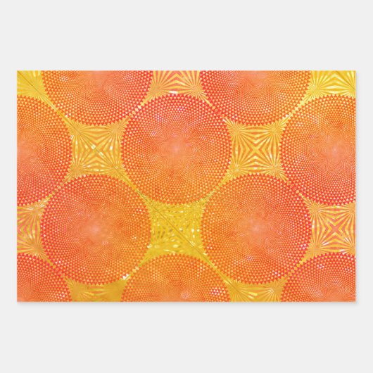 Op Art Sampler Geschenkpapier Set (Vorderseite)